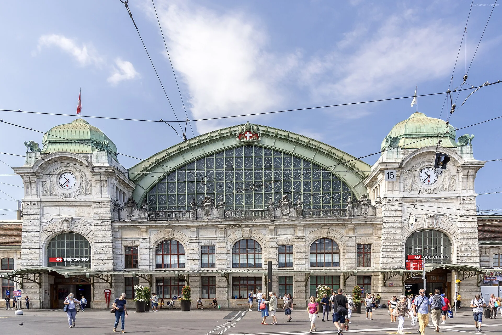 Basel SBB station, built in 1907